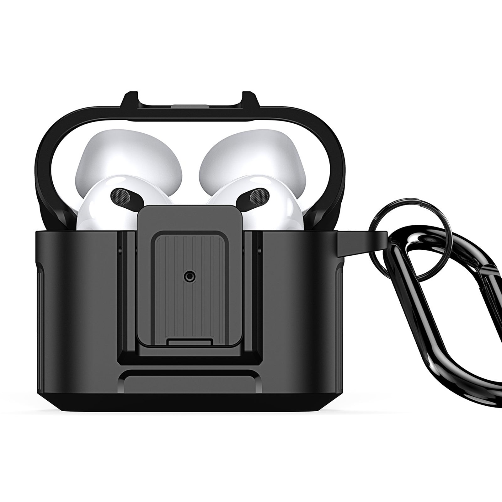 DUX DUCIS PECH Series for Apple AirPods 3 Protective Case Dust-proof Shell with Keychain DUX DUCIS PECH Series for Apple AirPods 3 Protective Case Dust-proof Shell with Keychain